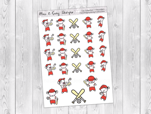 Rounders | Lily Character Stickers