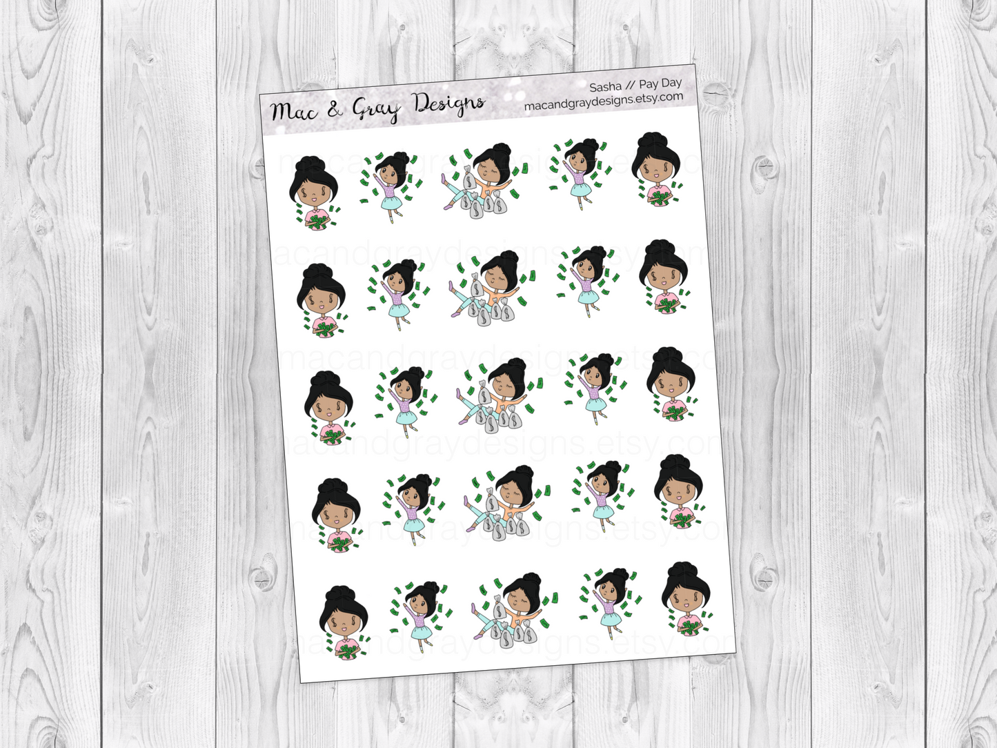 Pay Day | Character Stickers