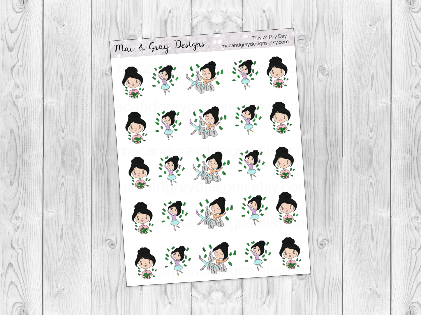Pay Day | Character Stickers