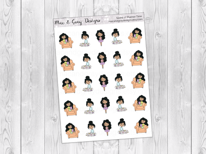 Planner Time | Character Stickers