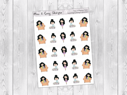 Planner Time | Character Stickers