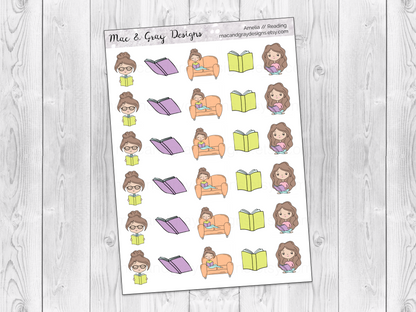 Reading | Character Stickers