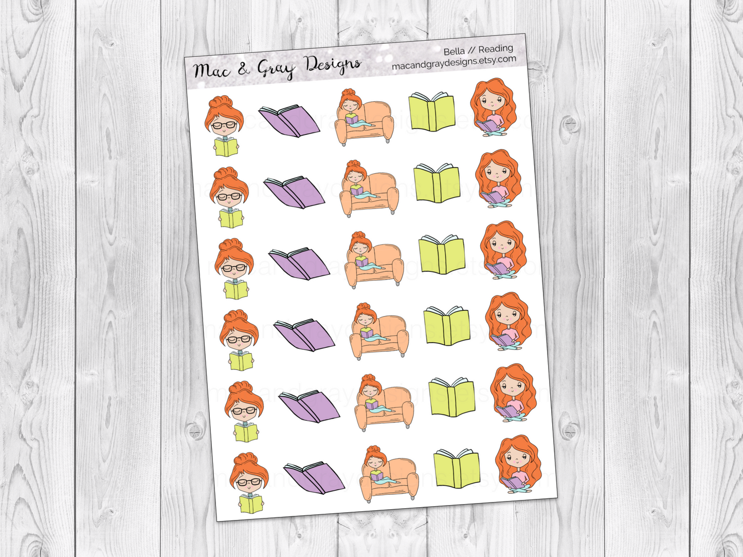 Reading | Character Stickers