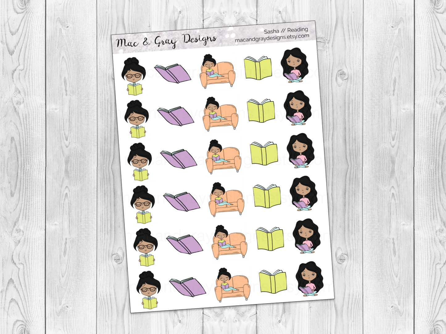 Reading | Character Stickers
