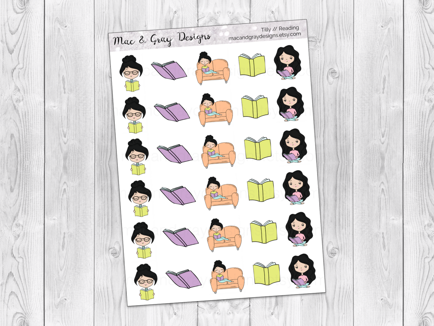 Reading | Character Stickers