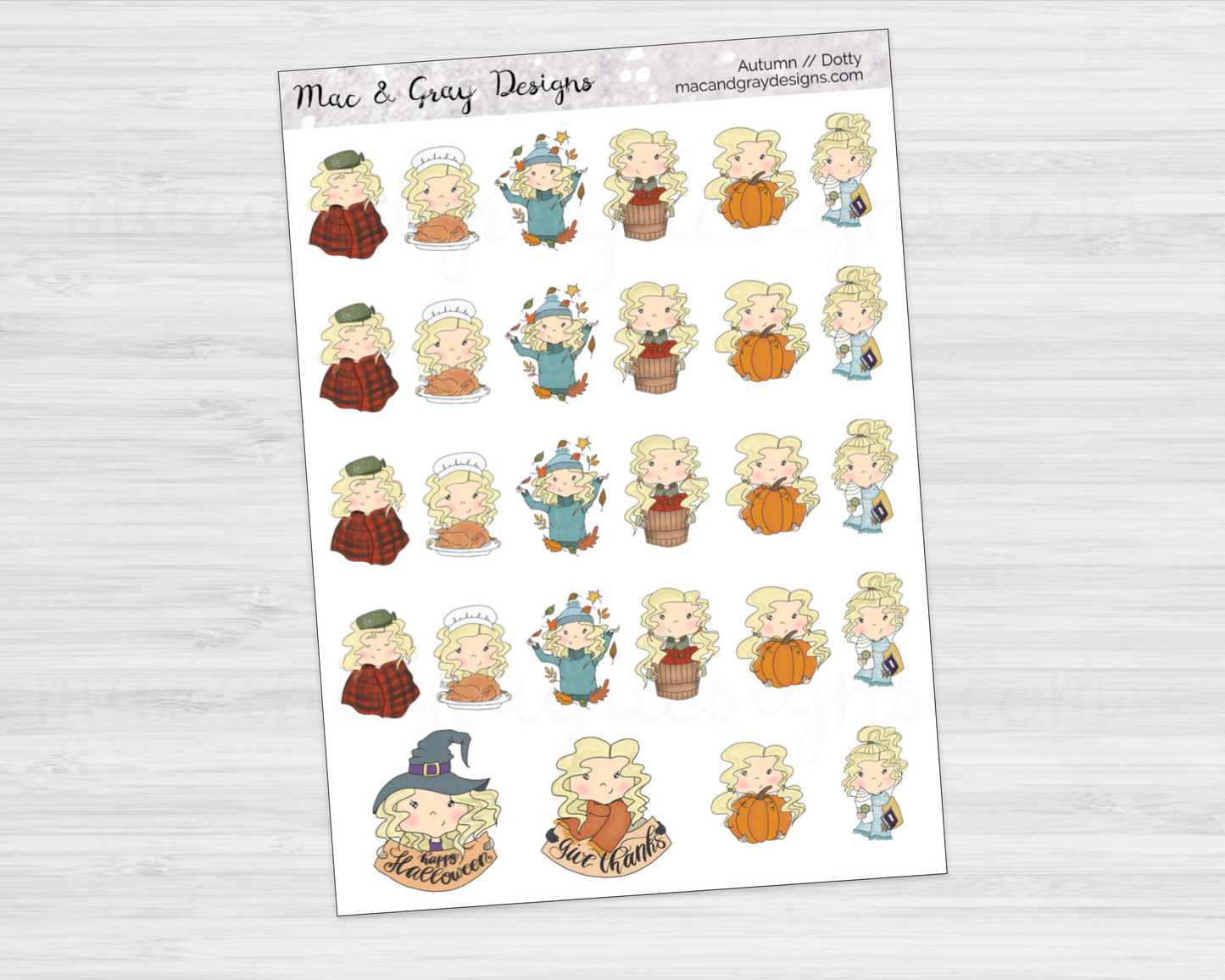 Autumn | Character Stickers