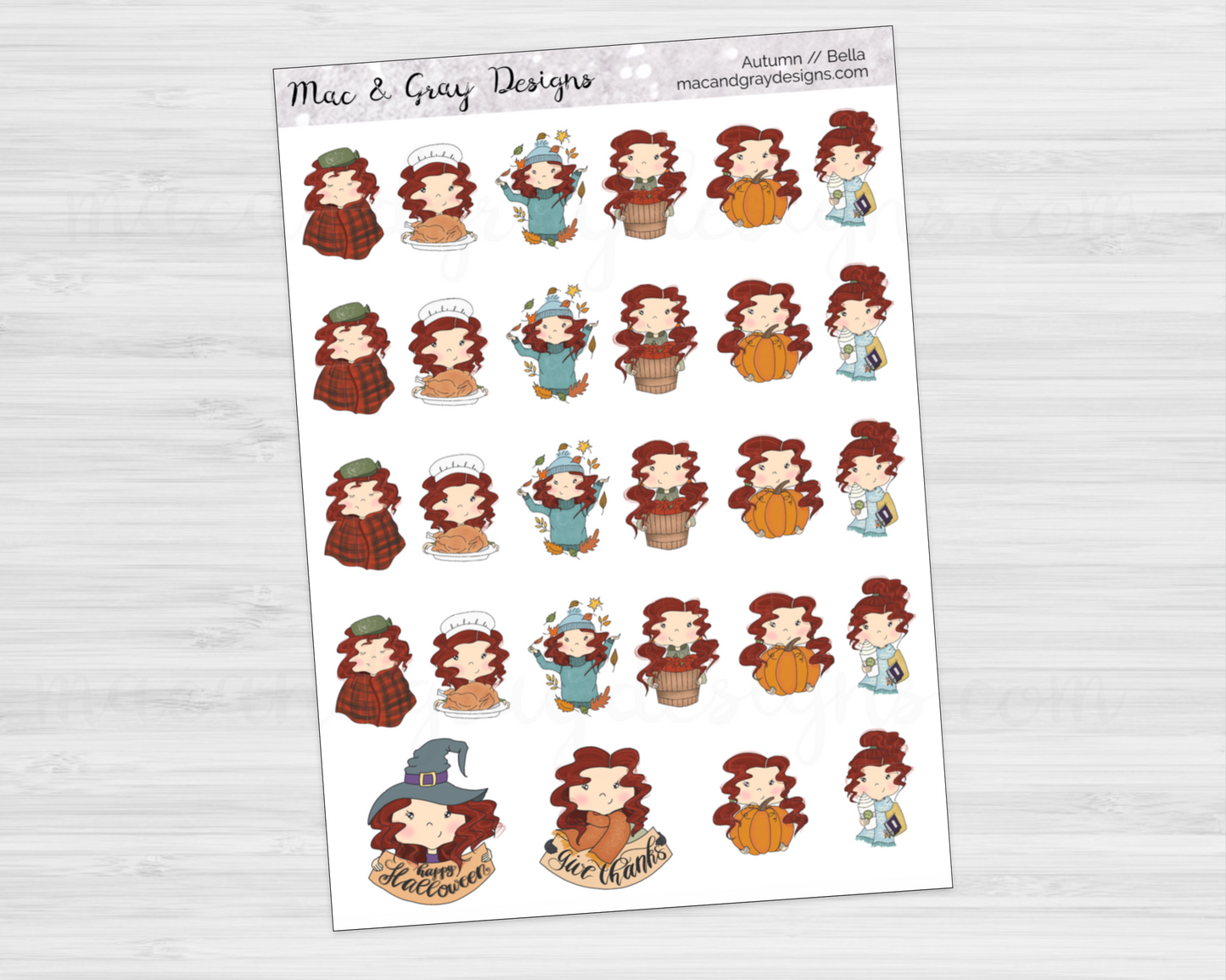 Autumn | Character Stickers