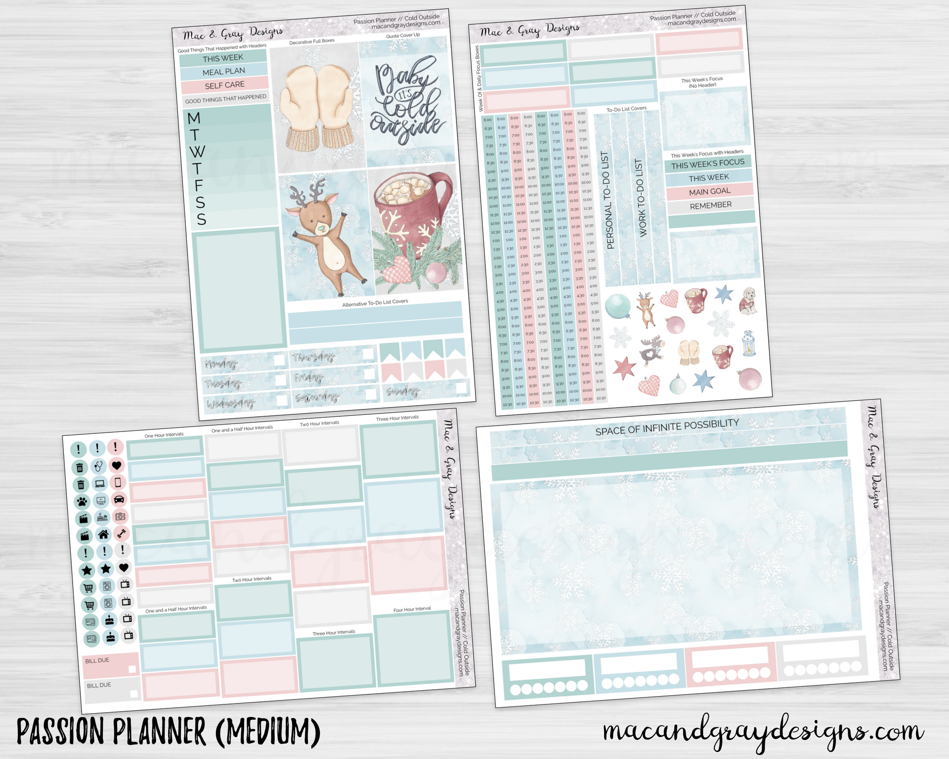 Hobonichi Weeks Christmas Gift Tracker for Note Pages / Hobonichi