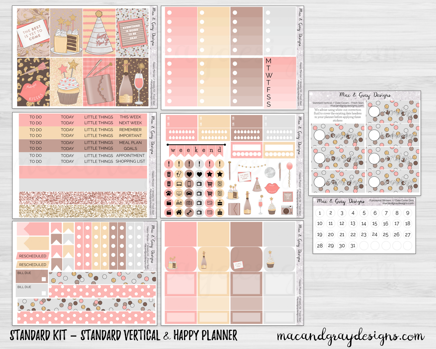 2021 Planner, Planner and Journal Stickers and Mini Kit – DolcePlanner
