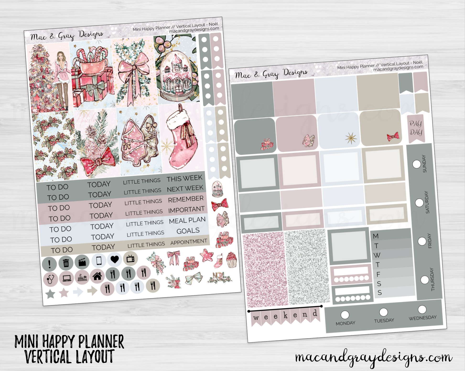 Dated Dots Sticker Sheets, Erin Condren Stickers